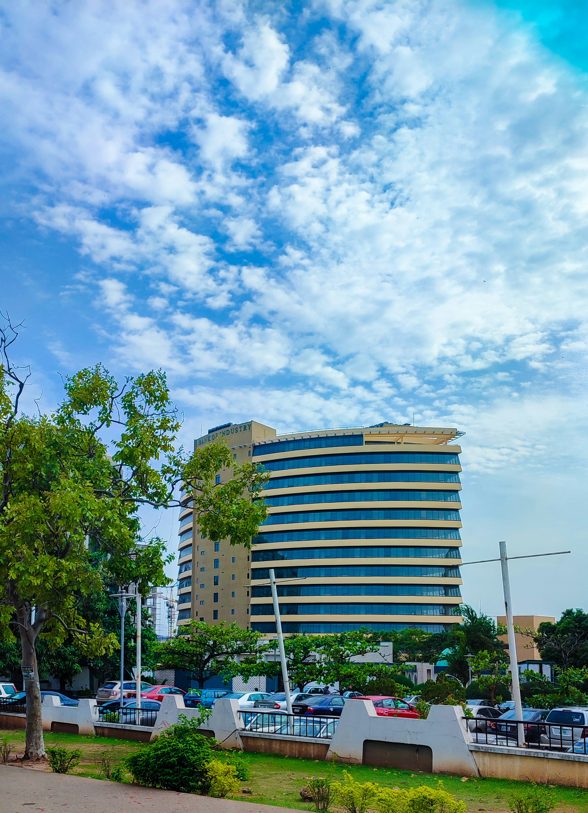 Modern commercial development